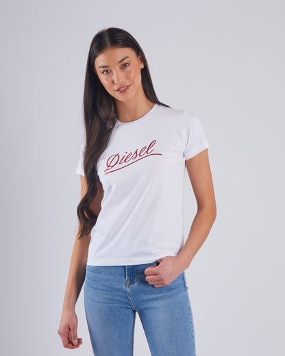 Diesel Lorenza Tee - Dove White