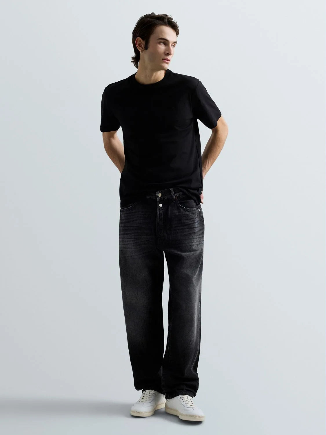 Replay Crew Neck T-Shirt - Black