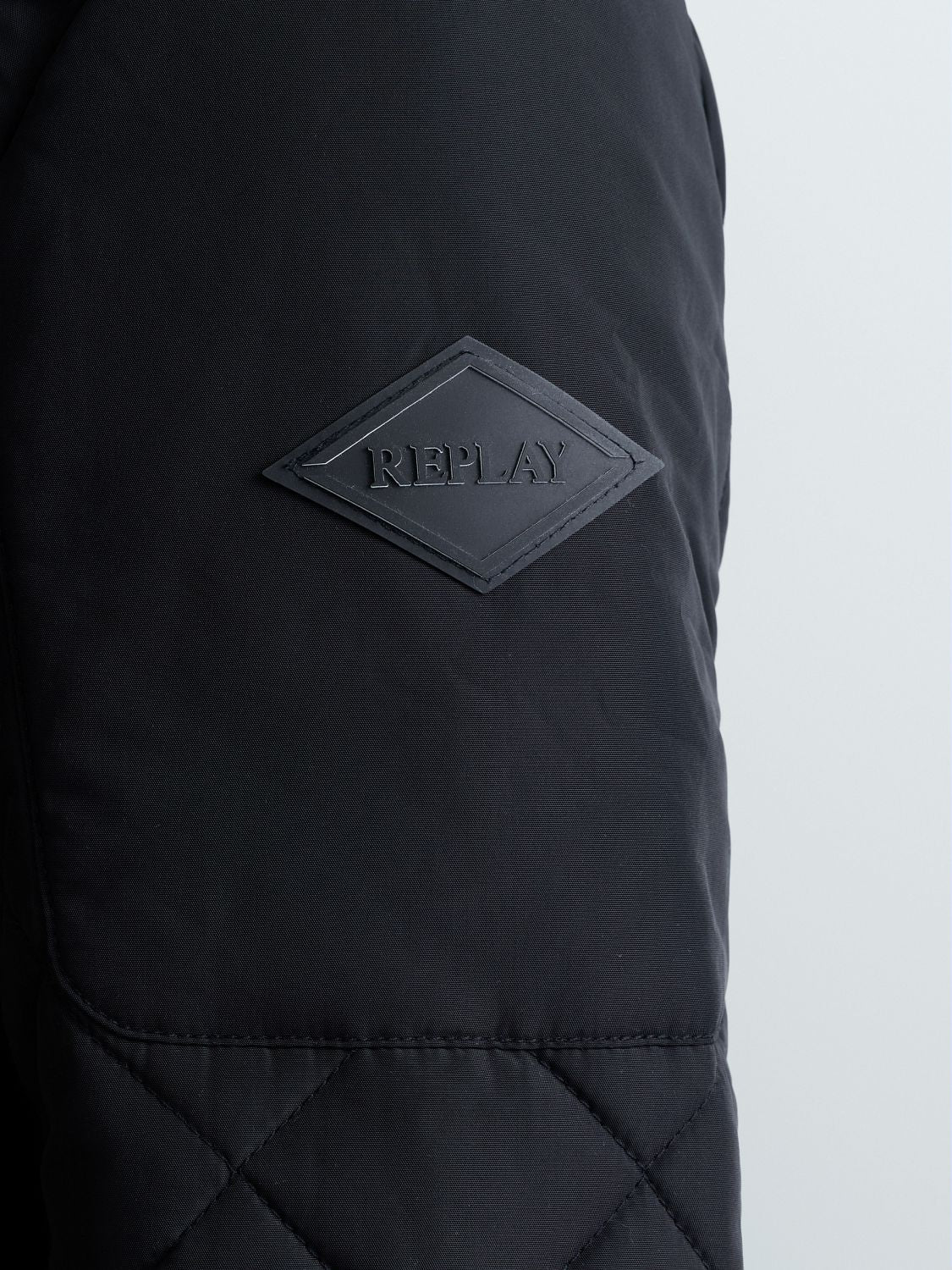 Replay Quilted Jacket - Black