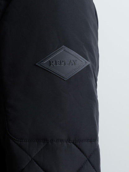 Replay Quilted Jacket - Black