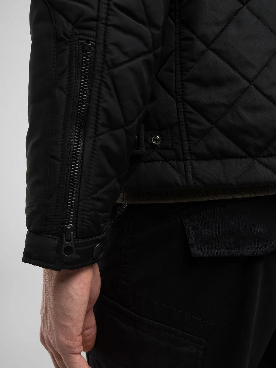 Replay Quilted Jacket - Black
