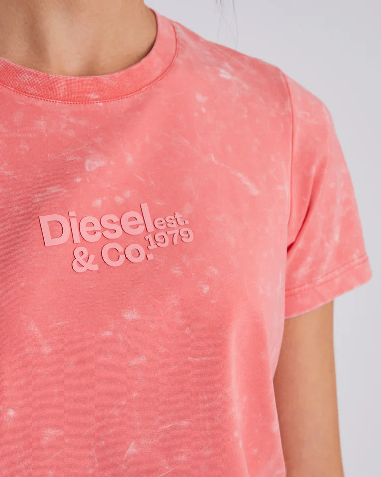 Diesel Marva Tee - Washed Blush