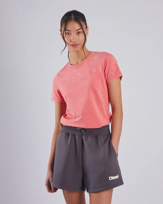 Diesel Marva Tee - Washed Blush