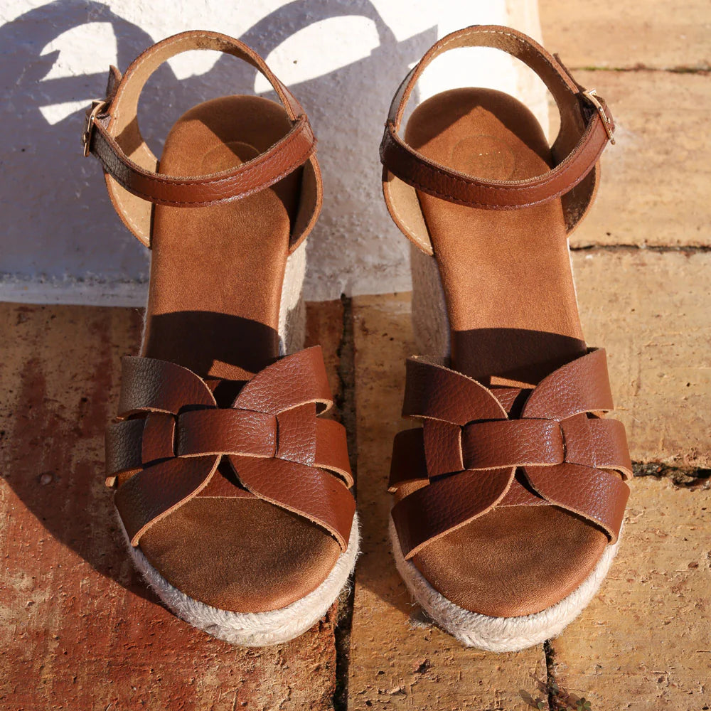 Rant & Rave Mary Ann Wedge - Tan