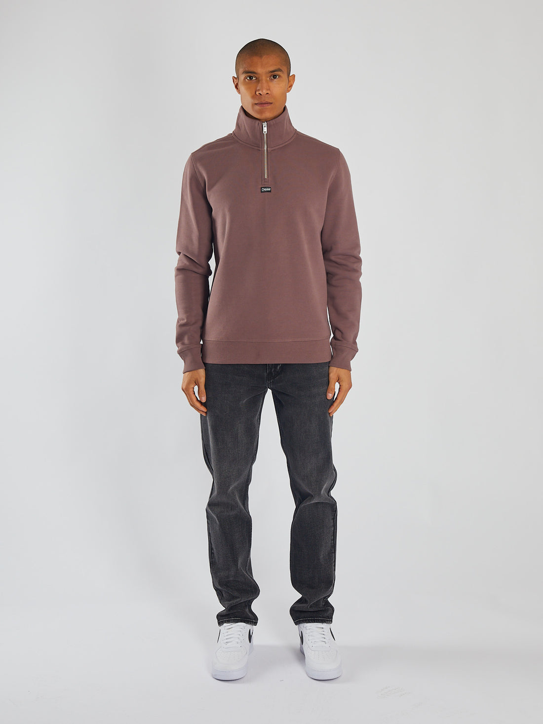 Diesel Max Half Zip - Faded Plum