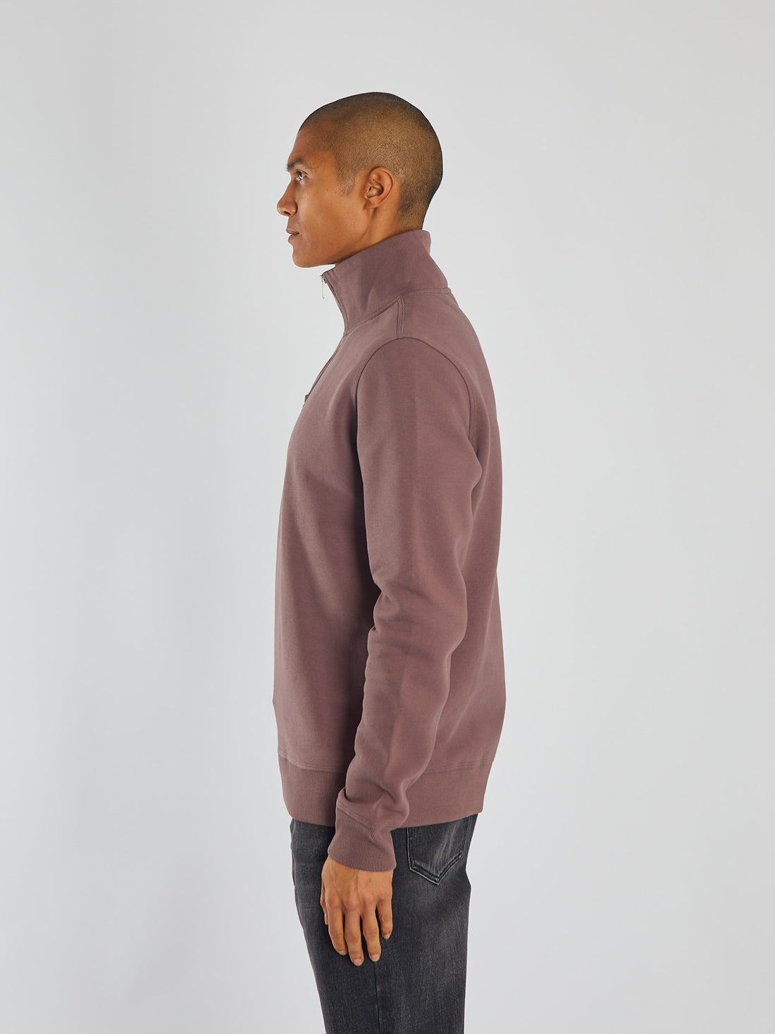 Diesel Max Half Zip - Faded Plum