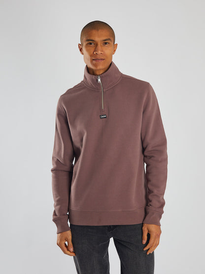 Diesel Max Half Zip - Faded Plum