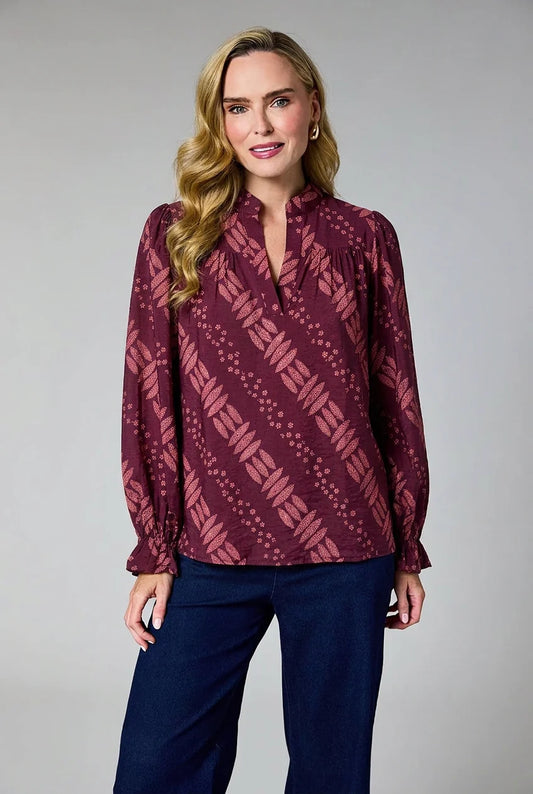Deck Blouse - Mulberry