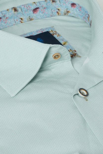 Benetti Arlo Long Sleeve Modern Fit Shirt - Sage