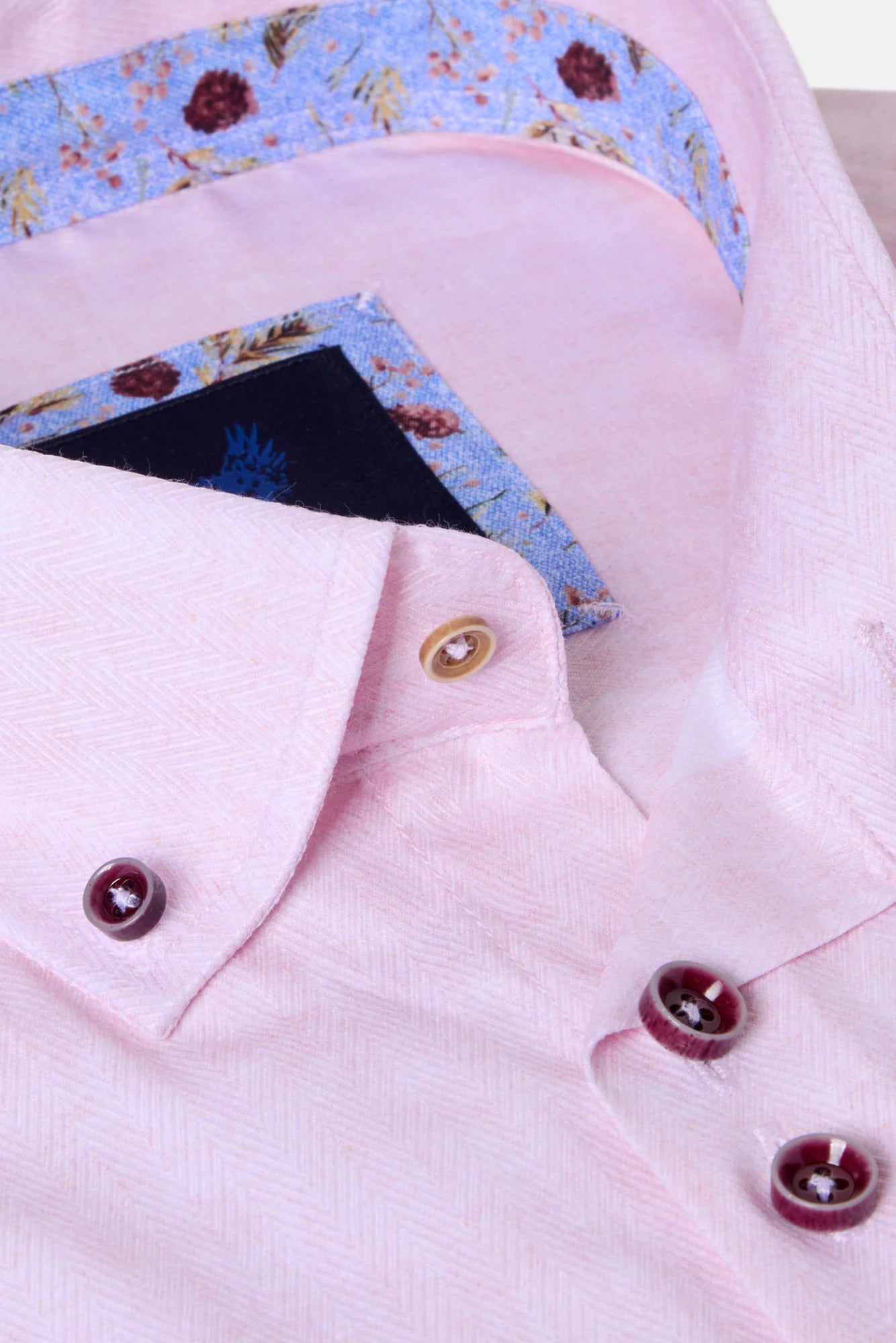 Benetti Brax Short Sleeve Modern Fit Shirt - Pink