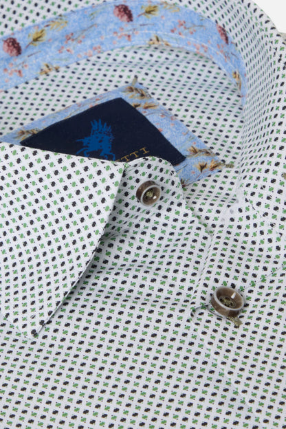 Benetti Finn Short Sleeve Modern Fit Shirt - Mint