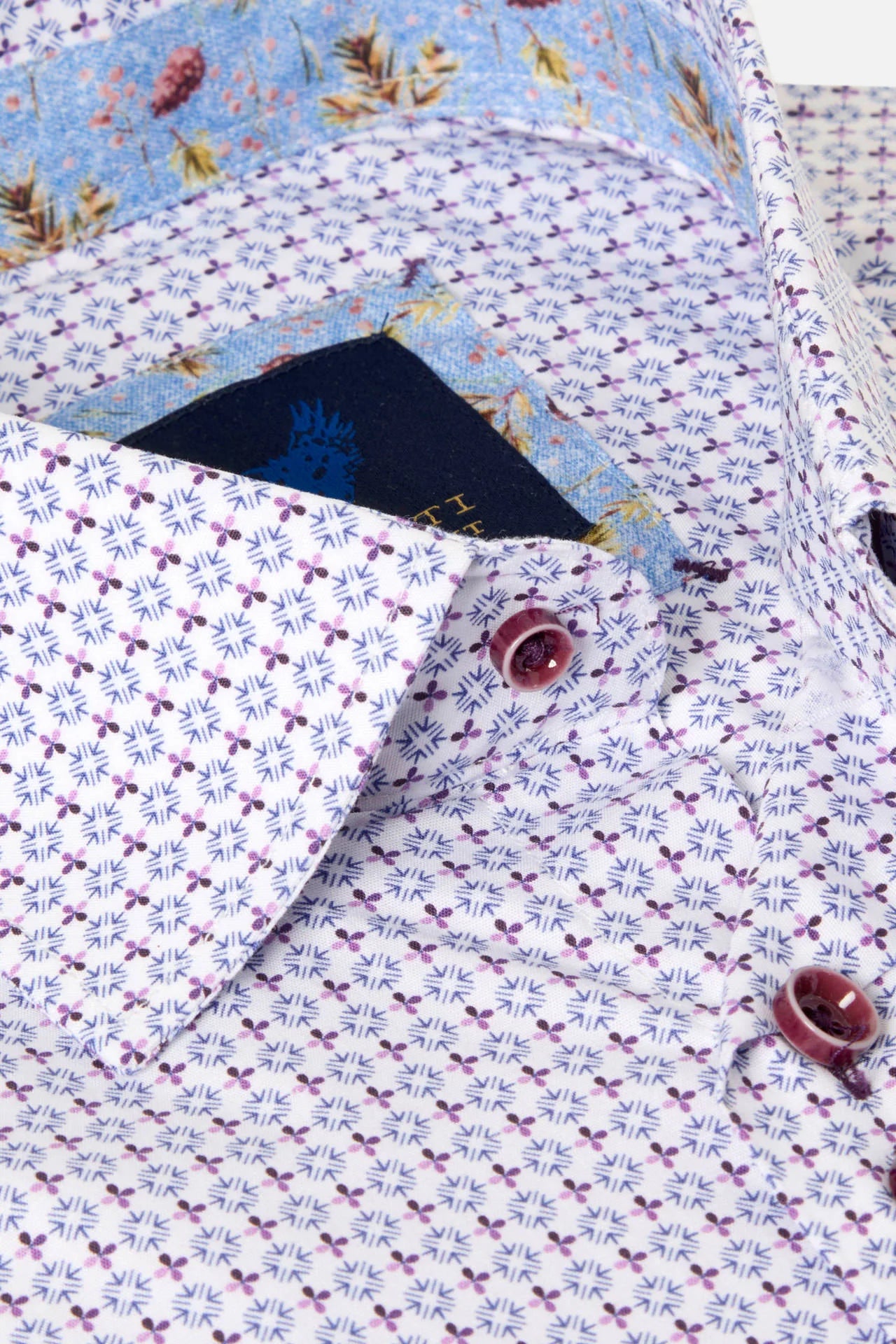 Benetti London Long Sleeve Shirt - Lilac