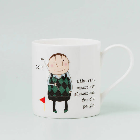 Rosie Made A Thing Mug & Box  - Golf