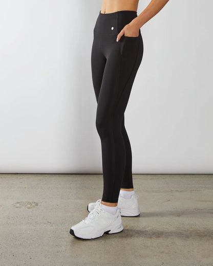 Diesel Nika High Rise Glow Track Pants - Beetle Black