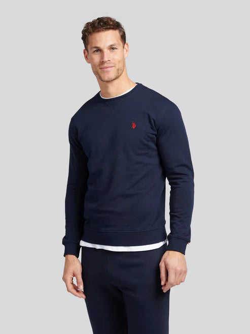 U.S. POLO ASSN. Crew Neck  Jumper - Dark Sapphire Navy