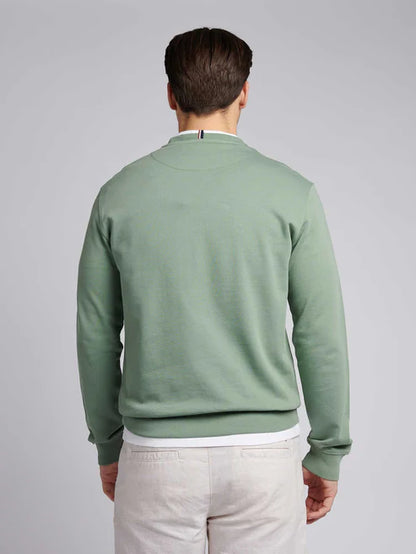 U.S. POLO ASSN. Crew Green Sweater - Green Bay