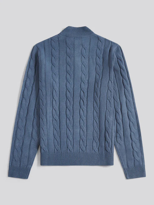 U.S. POLO ASSN. Cable Knit Funnel - Vintage Indigo