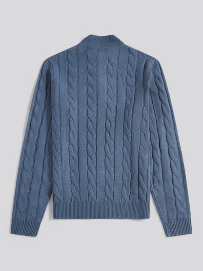 U.S. POLO ASSN. Cable Knit Funnel - Vintage Indigo