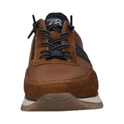 Bugatti Leather Casual Shoe - Cognac