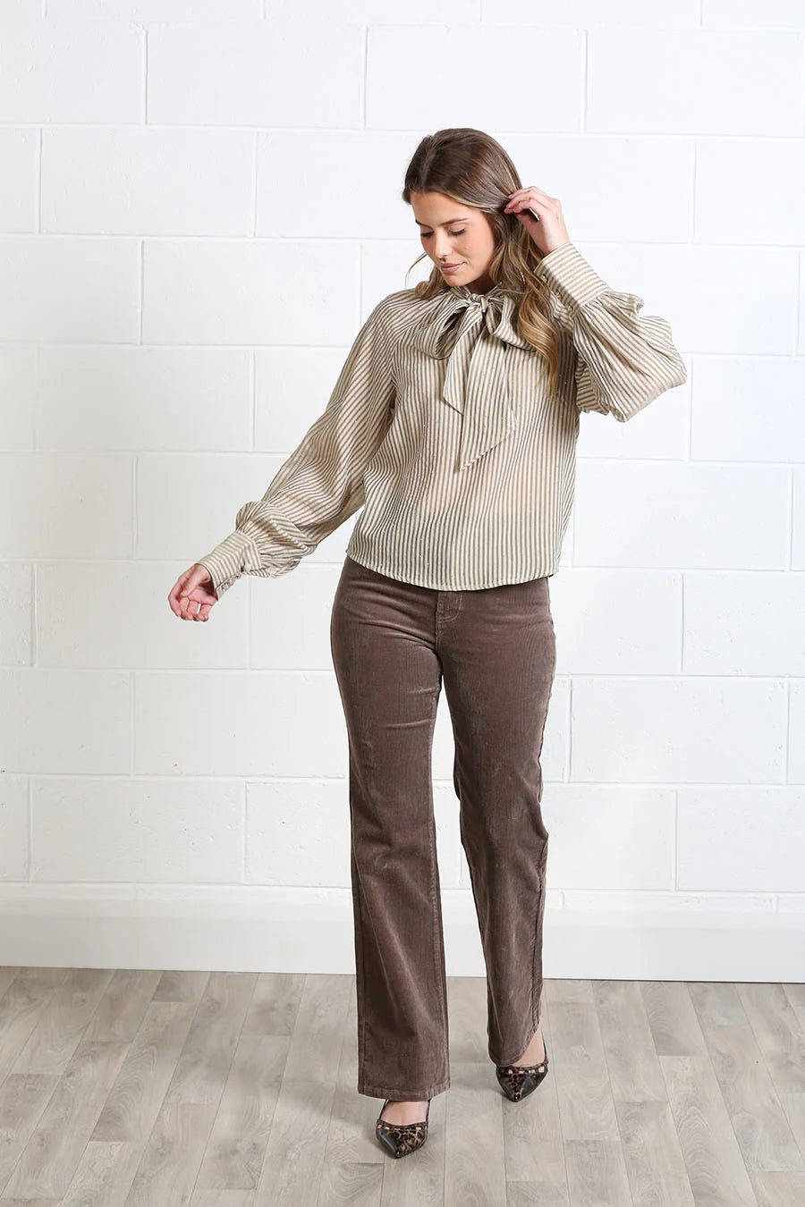Rant & Rave Natalia Top - Light Coffee