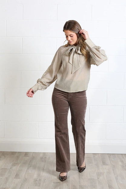 Rant & Rave Natalia Top - Light Coffee