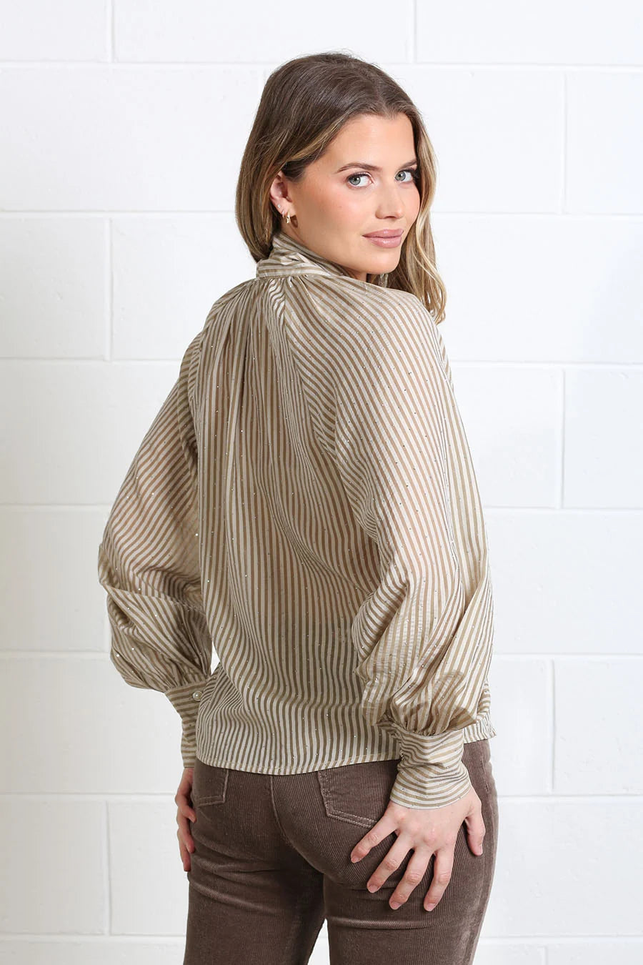 Rant & Rave Natalia Top - Light Coffee