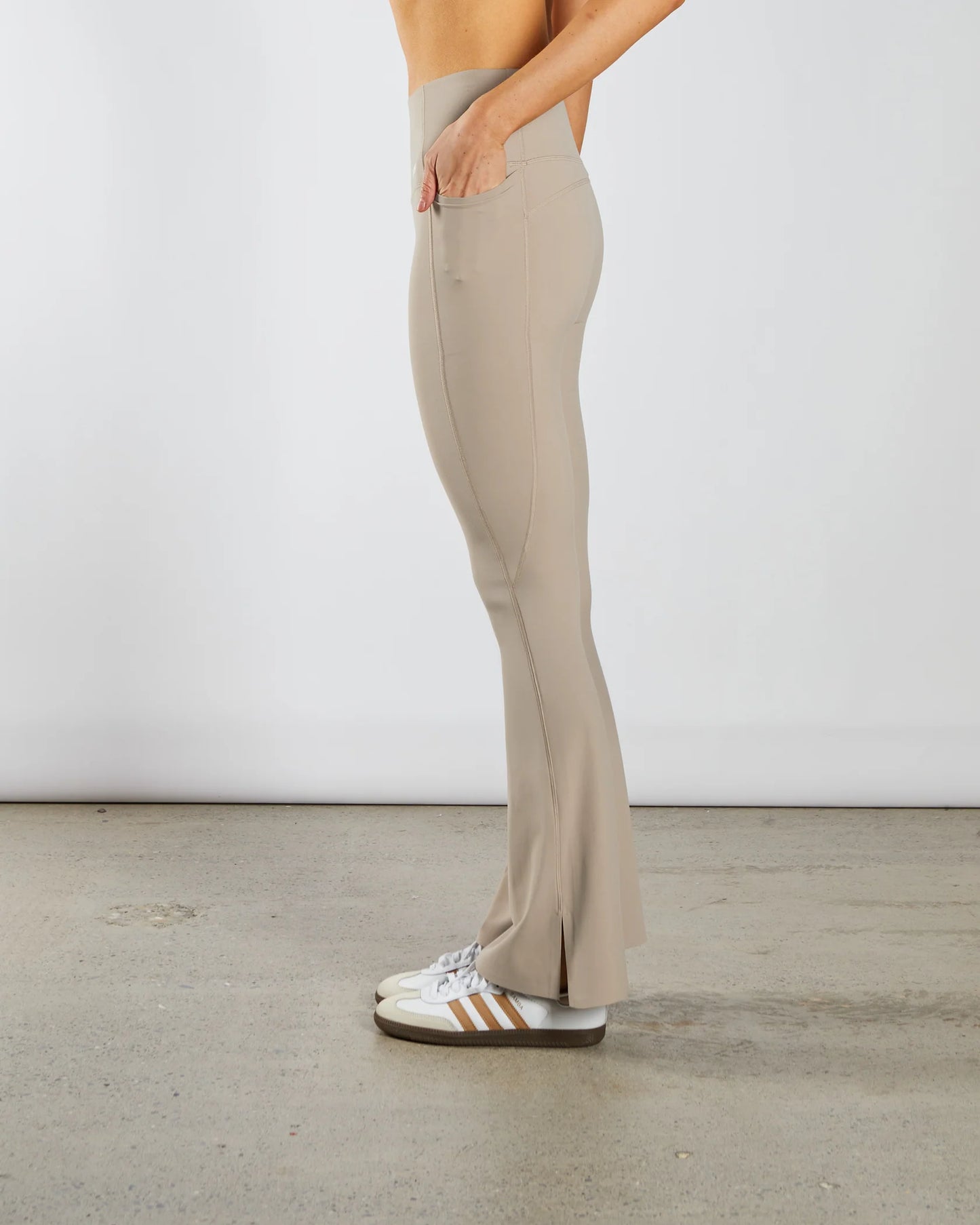 Diesel Nika High Rise Glow Pants - Toasted Cinnamon