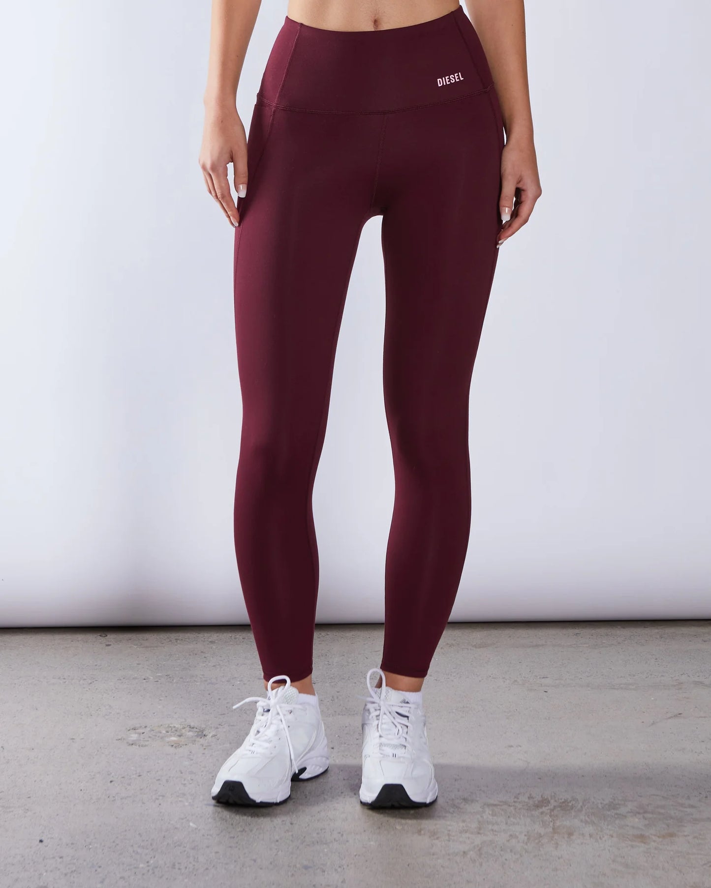 Diesel Mila High Rise Track Pants - Deep Orchid