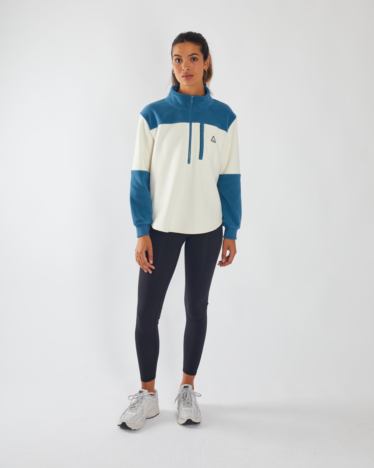 Diesel Noelle Half Zip - White Midnight