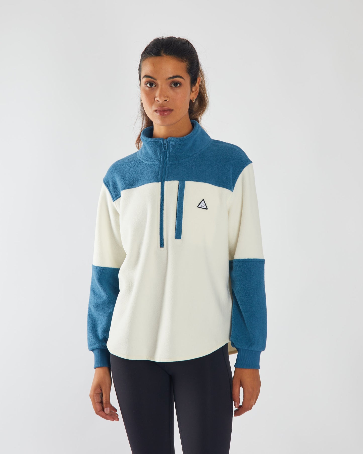 Diesel Noelle Half Zip - White Midnight