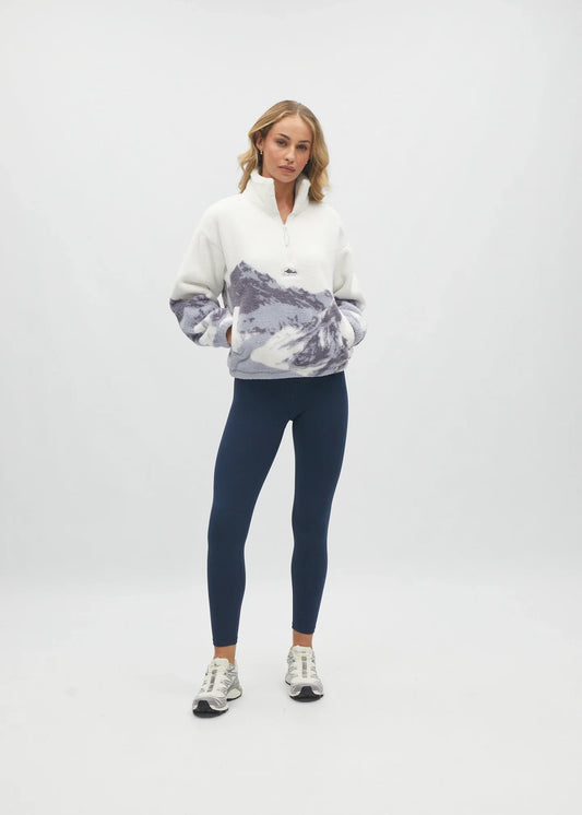 Diesel Nordic Half Zip - Multi Blue