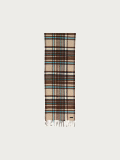 Bugatti Cashmink Check Scarf - Brown