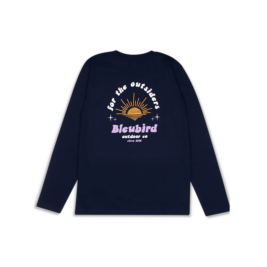 Bleubird Outsider Long Sleeve Tee - Navy