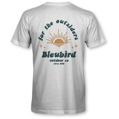 Bleubird Outsider Tee - White