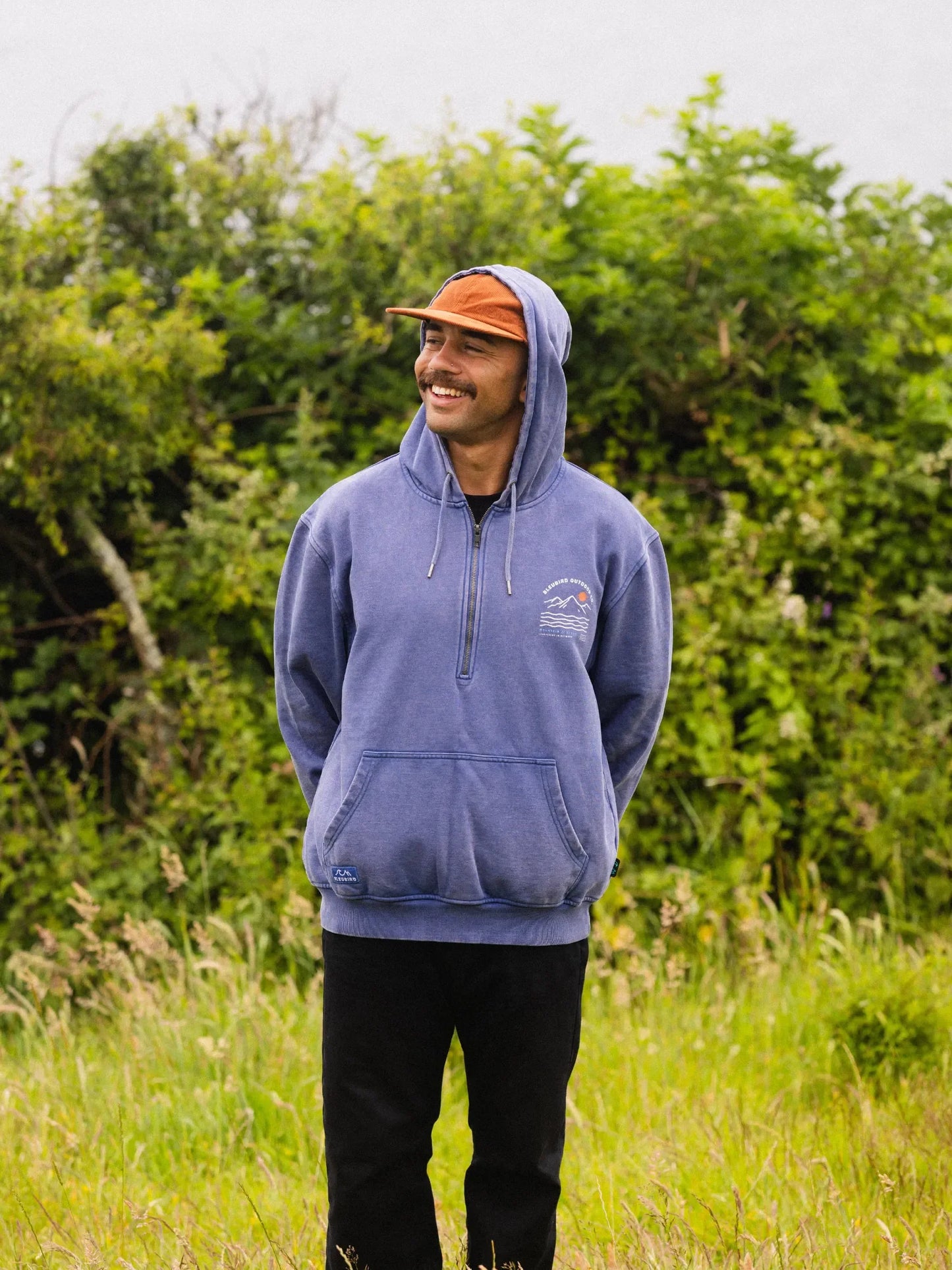 Bleubird Dawn Zipper Hood - Peri Dawn