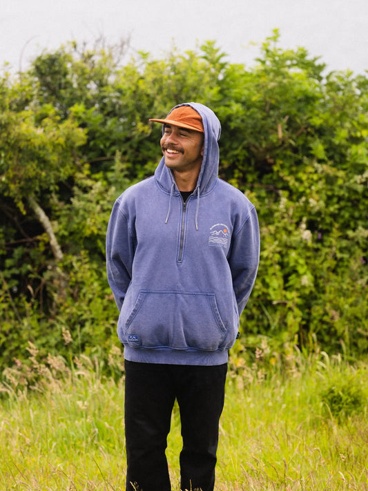 Bleubird Dawn Zipper Hood - Peri Dawn