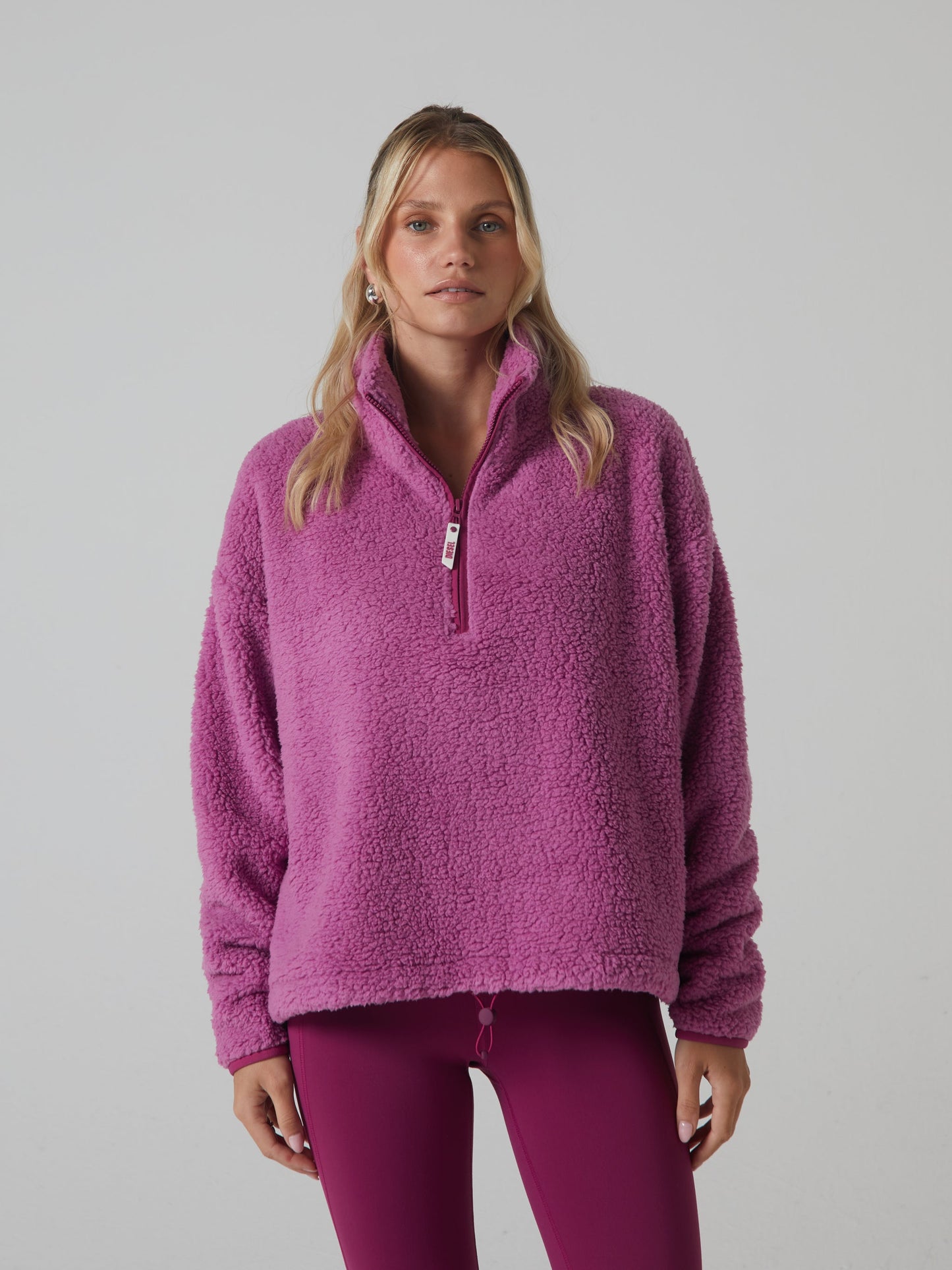 Diesel Penny Half Zip - Soft Rose