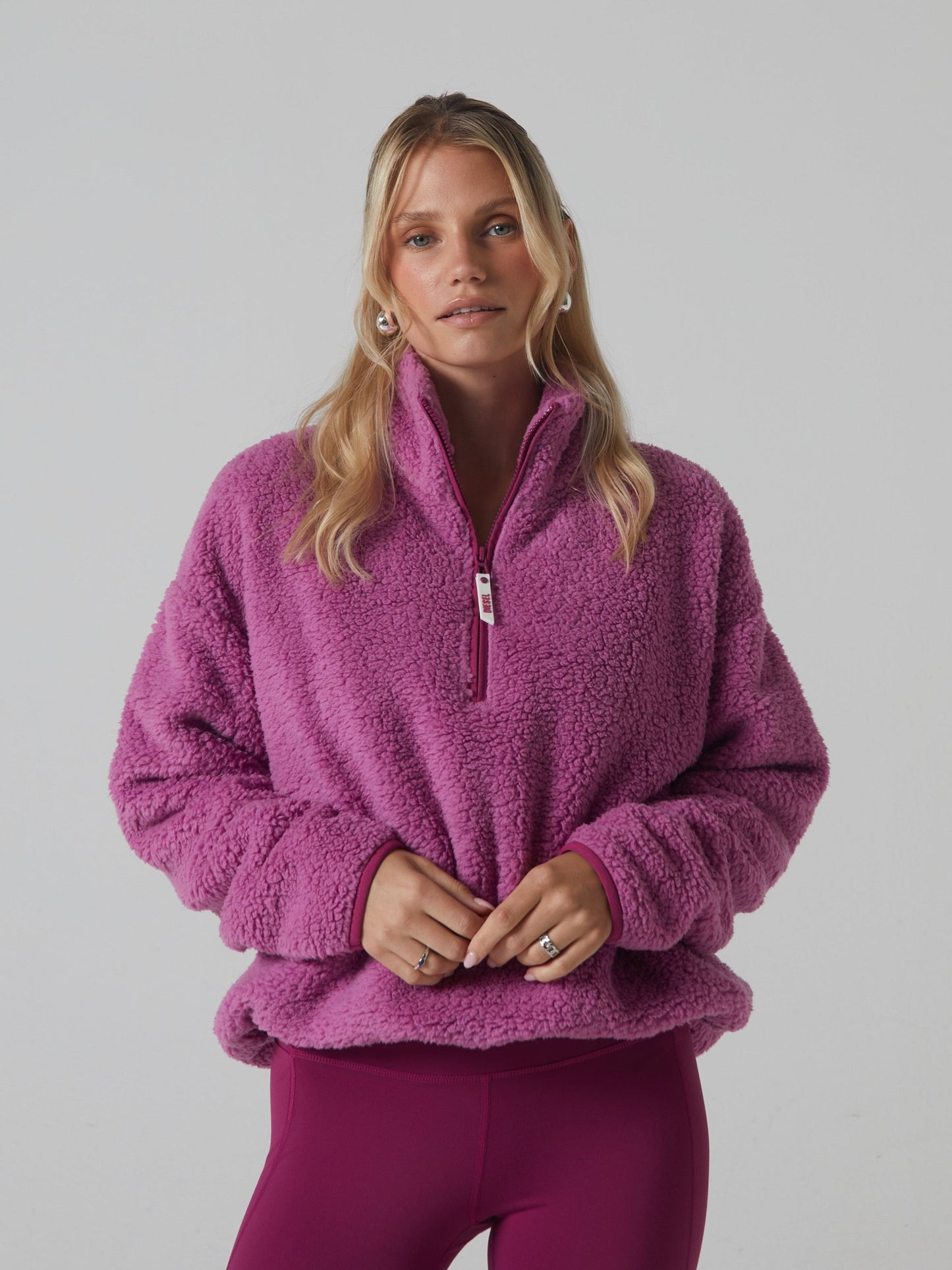 Diesel Penny Half Zip - Soft Rose