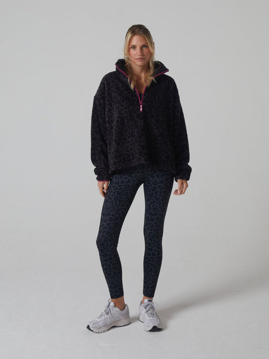 Diesel Penny Half Zip - Animal Print