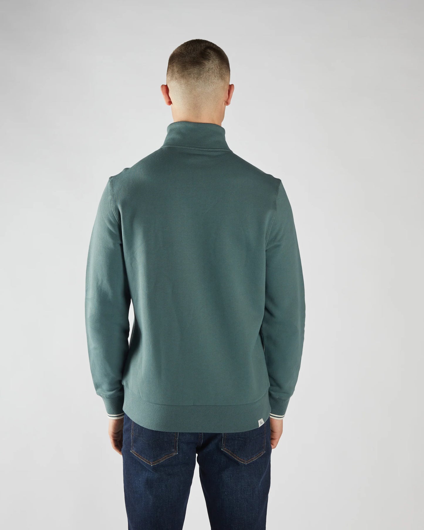 Diesel Presley Half Zip - Lawn Green