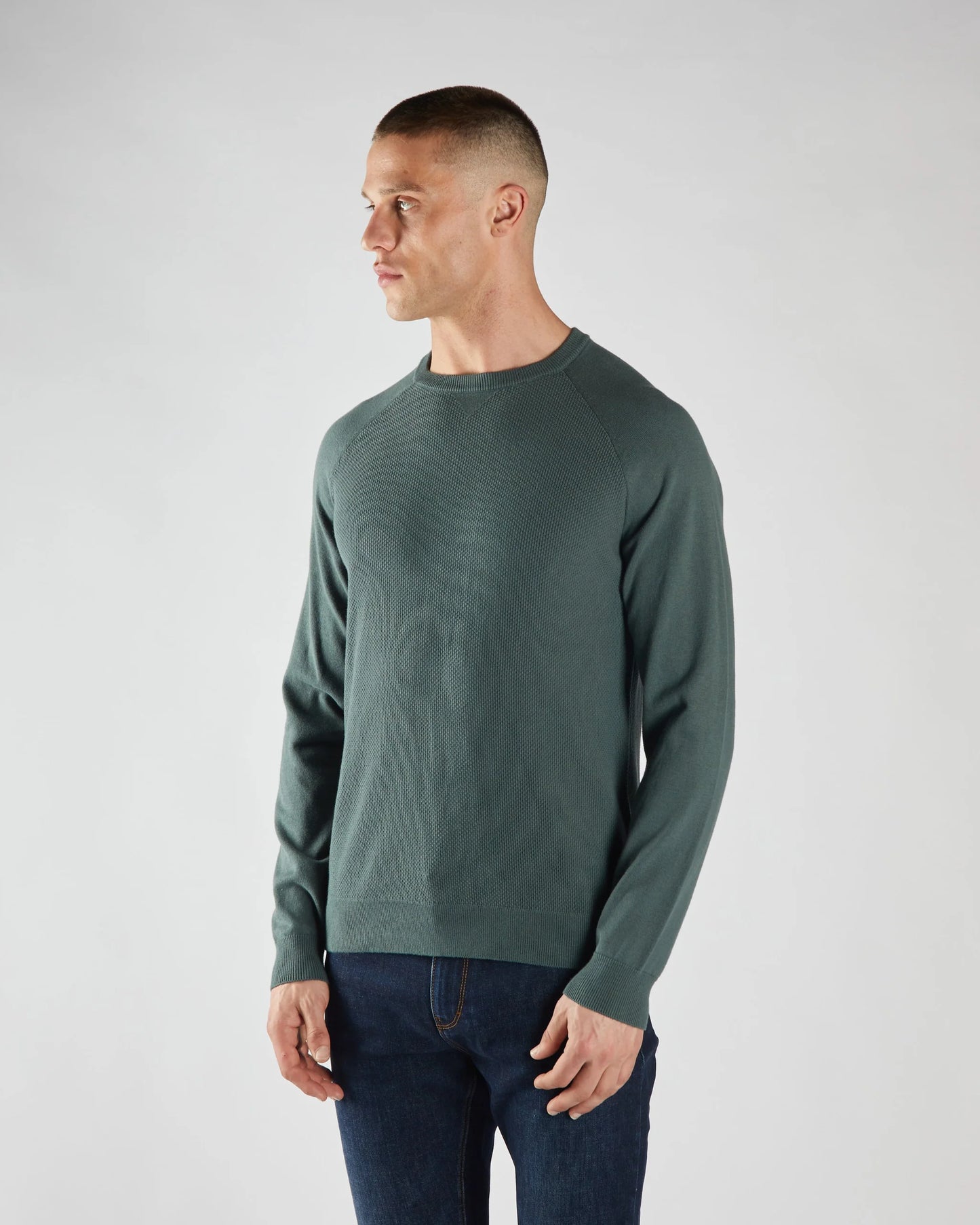 Diesel Preston Sweater- Lawn Green