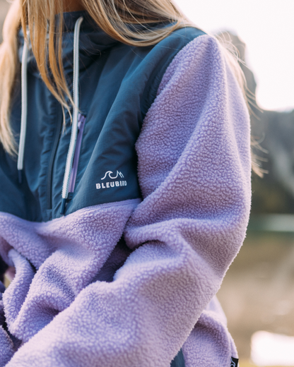 Bluebird Polar Hyrid Fleece - Lavender