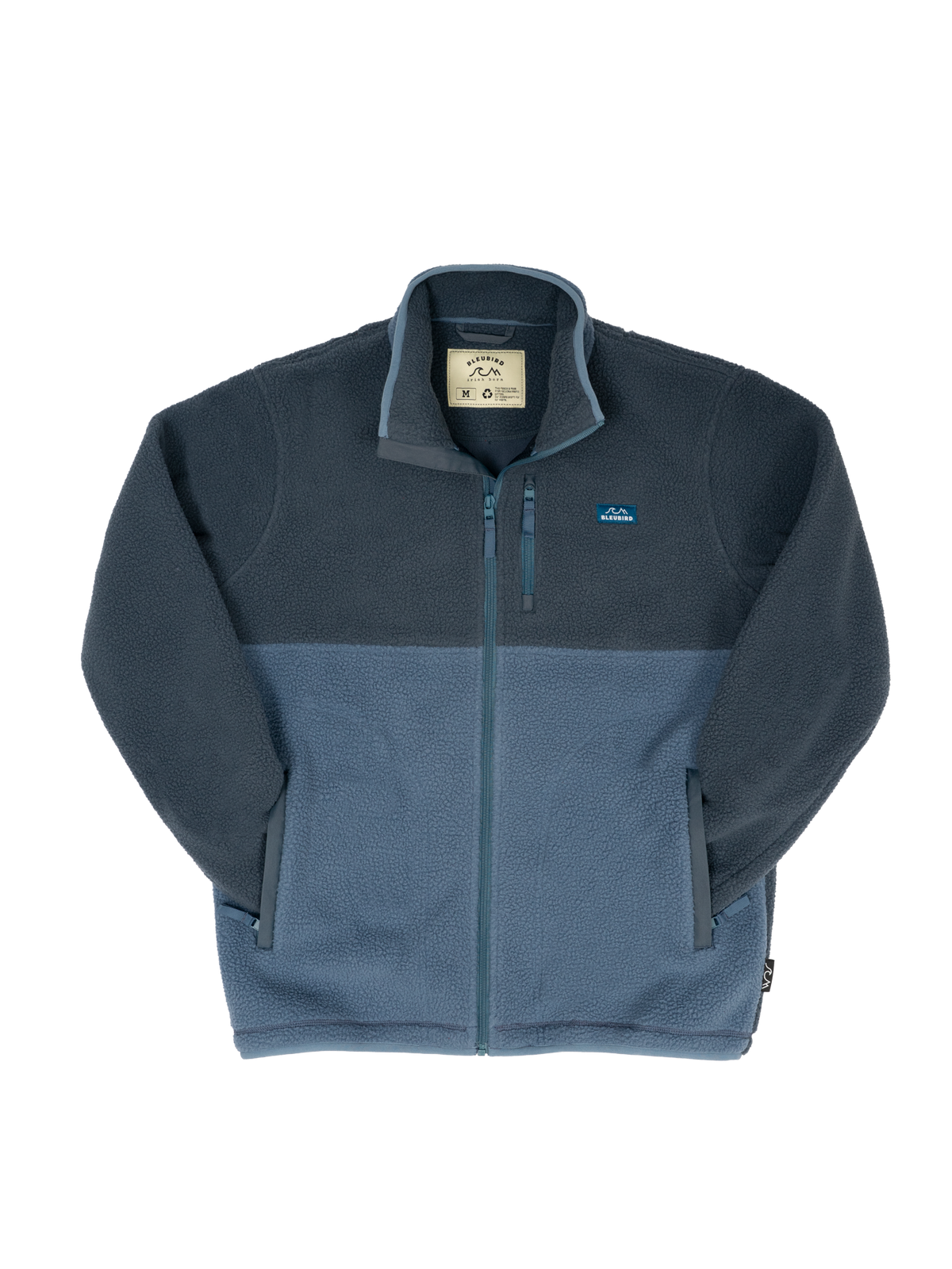 Bleubird Polar Fleece Deux Full Zip - Denim