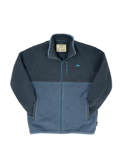 Bleubird Polar Fleece Deux Full Zip - Denim