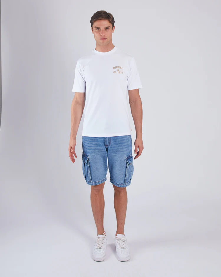 Diesel Paul Tee - Dove White