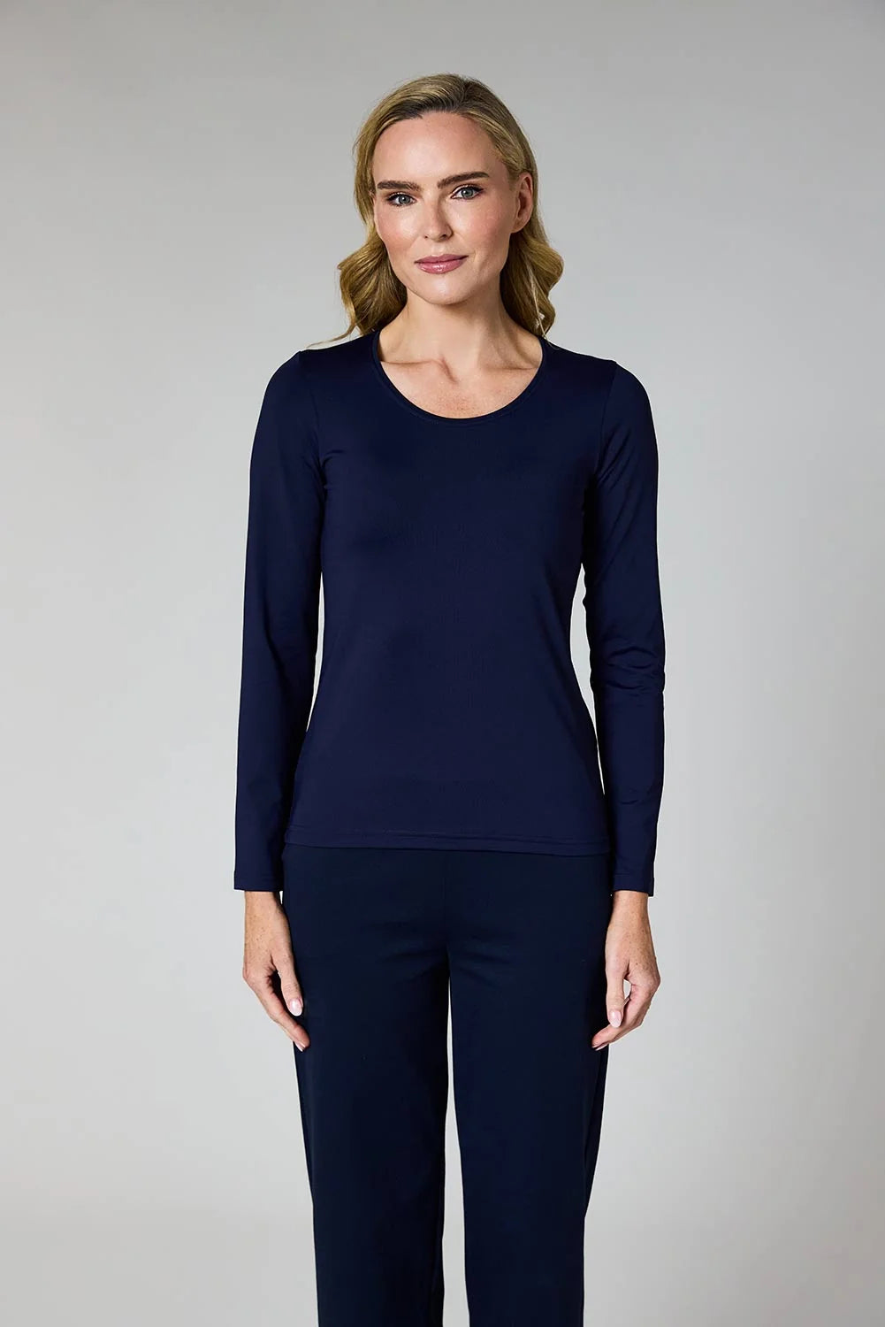 Deck Paula Long Sleeve Top - Navy