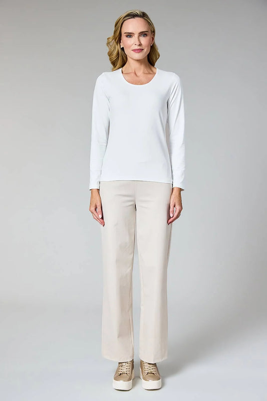 Deck Paula Long-Sleeve Top - Cream