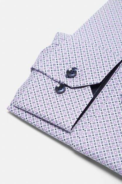 Benetti Porsche Pattern Shirt - Lilac