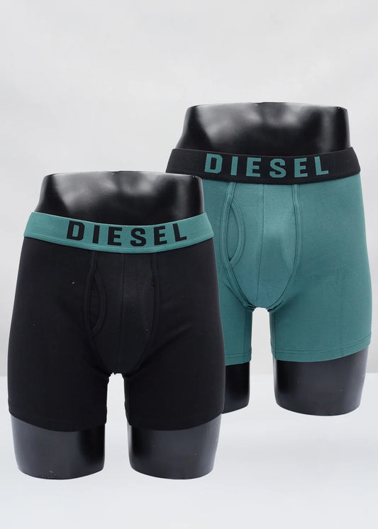 Diesel Quinlin Boxers - Black & Woodland