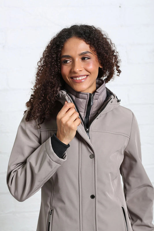 Rant & Rave Elsie Coat - Taupe